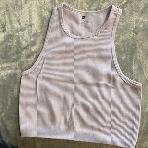 Light purple crop top